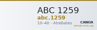 ABC 1259 — CANOA
