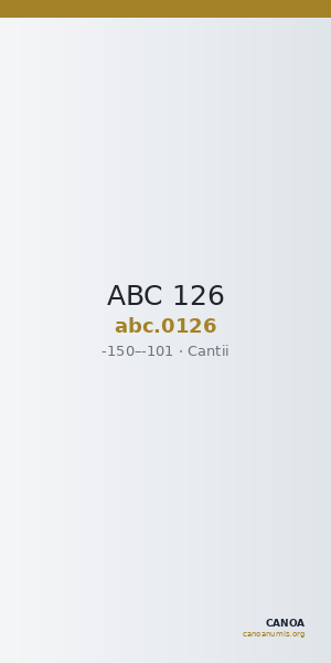 ABC 126 — CANOA