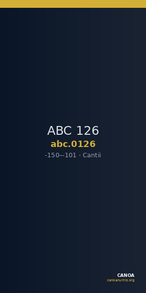 ABC 126 — CANOA