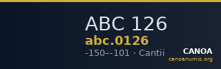 ABC 126 — CANOA