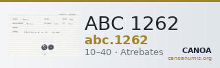 ABC 1262 — CANOA