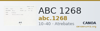 ABC 1268 — CANOA