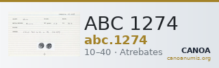 ABC 1274 — CANOA