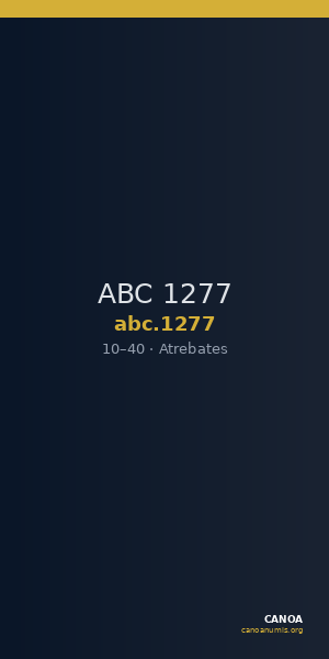 ABC 1277 — CANOA