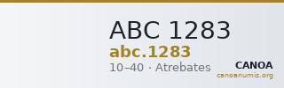 ABC 1283 — CANOA