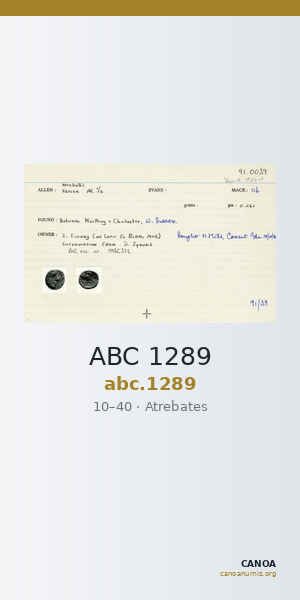 ABC 1289 — CANOA