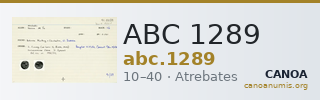 ABC 1289 — CANOA