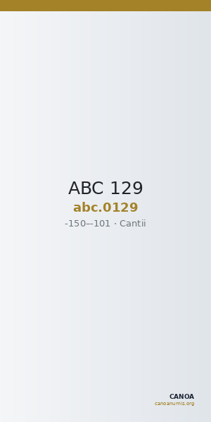 ABC 129 — CANOA