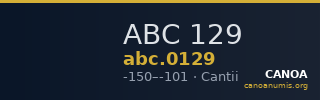 ABC 129 — CANOA