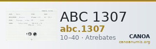 ABC 1307 — CANOA