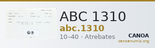 ABC 1310 — CANOA