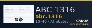 ABC 1316 — CANOA