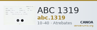 ABC 1319 — CANOA