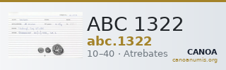 ABC 1322 — CANOA