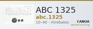 ABC 1325 — CANOA
