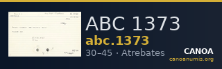 ABC 1373 — CANOA