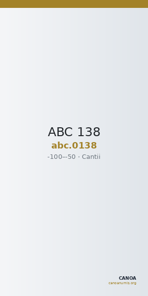 ABC 138 — CANOA