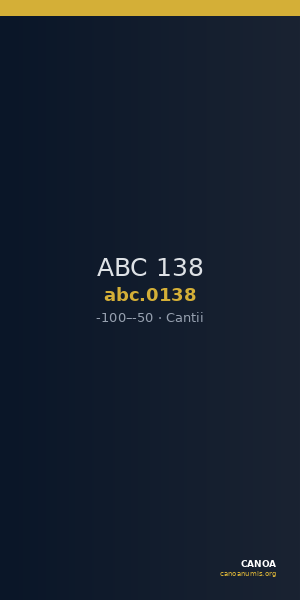 ABC 138 — CANOA