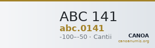 ABC 141 — CANOA