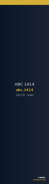 ABC 1414 — CANOA