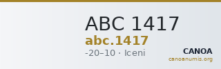 ABC 1417 — CANOA