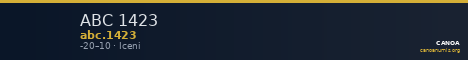 ABC 1423 — CANOA