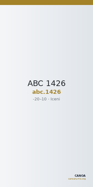 ABC 1426 — CANOA