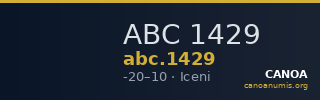 ABC 1429 — CANOA