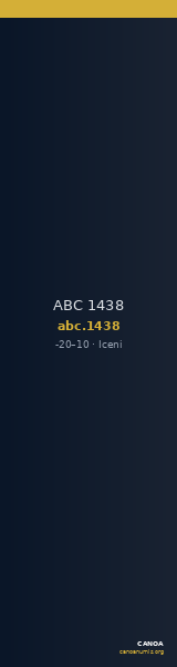 ABC 1438 — CANOA