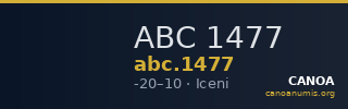 ABC 1477 — CANOA
