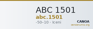 ABC 1501 — CANOA