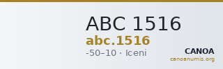 ABC 1516 — CANOA