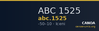 ABC 1525 — CANOA