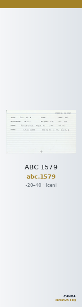 ABC 1579 — CANOA