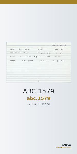 ABC 1579 — CANOA