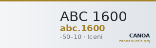 ABC 1600 — CANOA