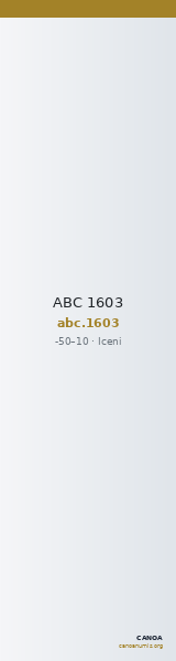 ABC 1603 — CANOA