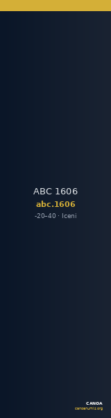 ABC 1606 — CANOA