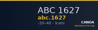 ABC 1627 — CANOA