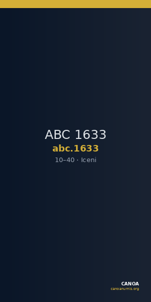 ABC 1633 — CANOA