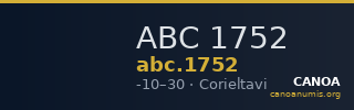 ABC 1752 — CANOA