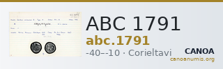 ABC 1791 — CANOA