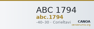 ABC 1794 — CANOA
