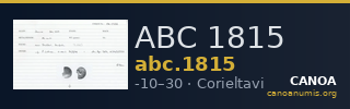 ABC 1815 — CANOA