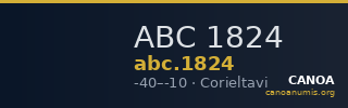 ABC 1824 — CANOA