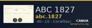 ABC 1827 — CANOA