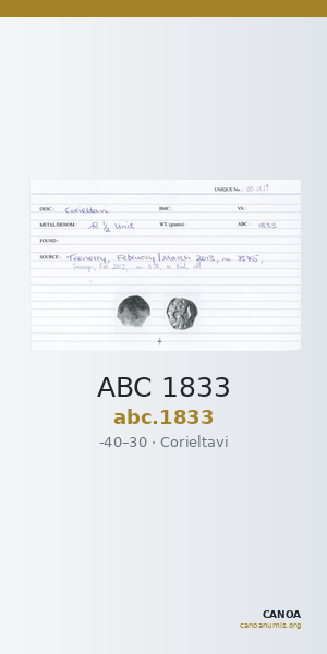ABC 1833 — CANOA