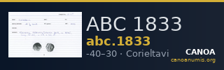 ABC 1833 — CANOA