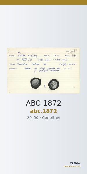 ABC 1872 — CANOA