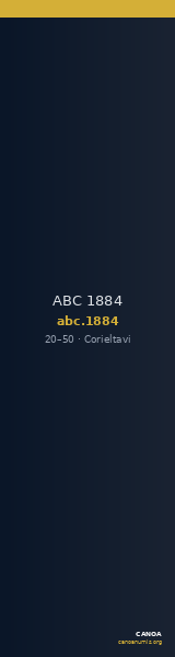 ABC 1884 — CANOA
